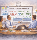 The Weekly Growth Review- How One 15-Minute Meeting Replaces 10 Hours of Marketing Chaos