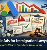 Google Ads for Immigration Lawyers- How to Fix Wasted Spend and Weak Intake